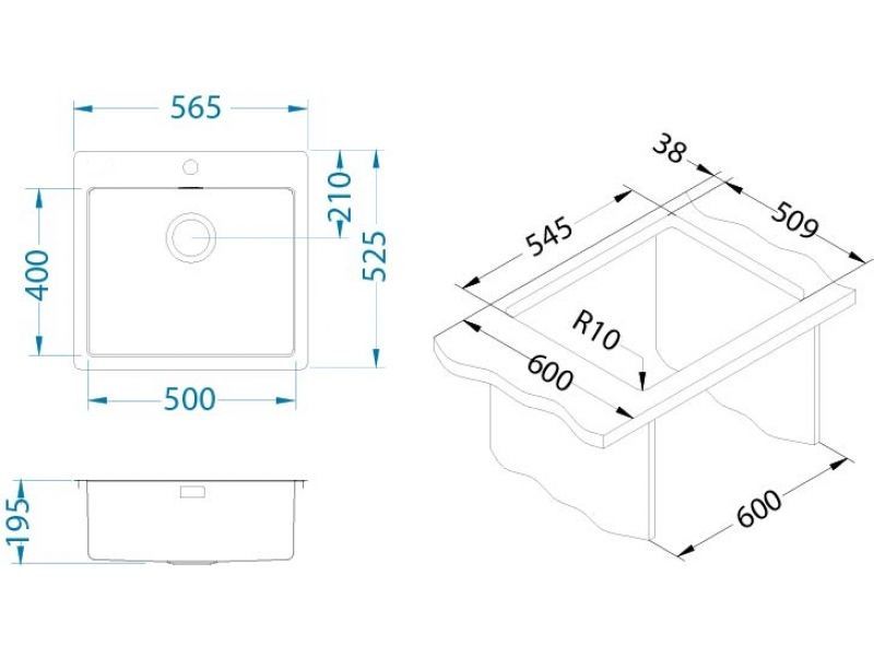 Dimenzije Pure 70 QC