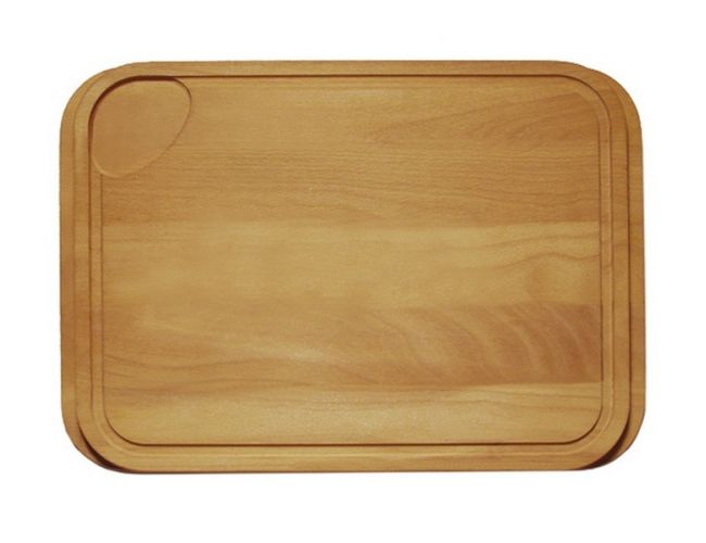 Placă de tăiat din lemn (415x300x25)